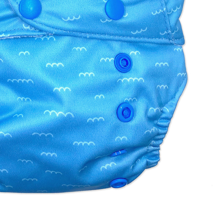 One Size Reusable Pocket Diaper with 2pk Insert