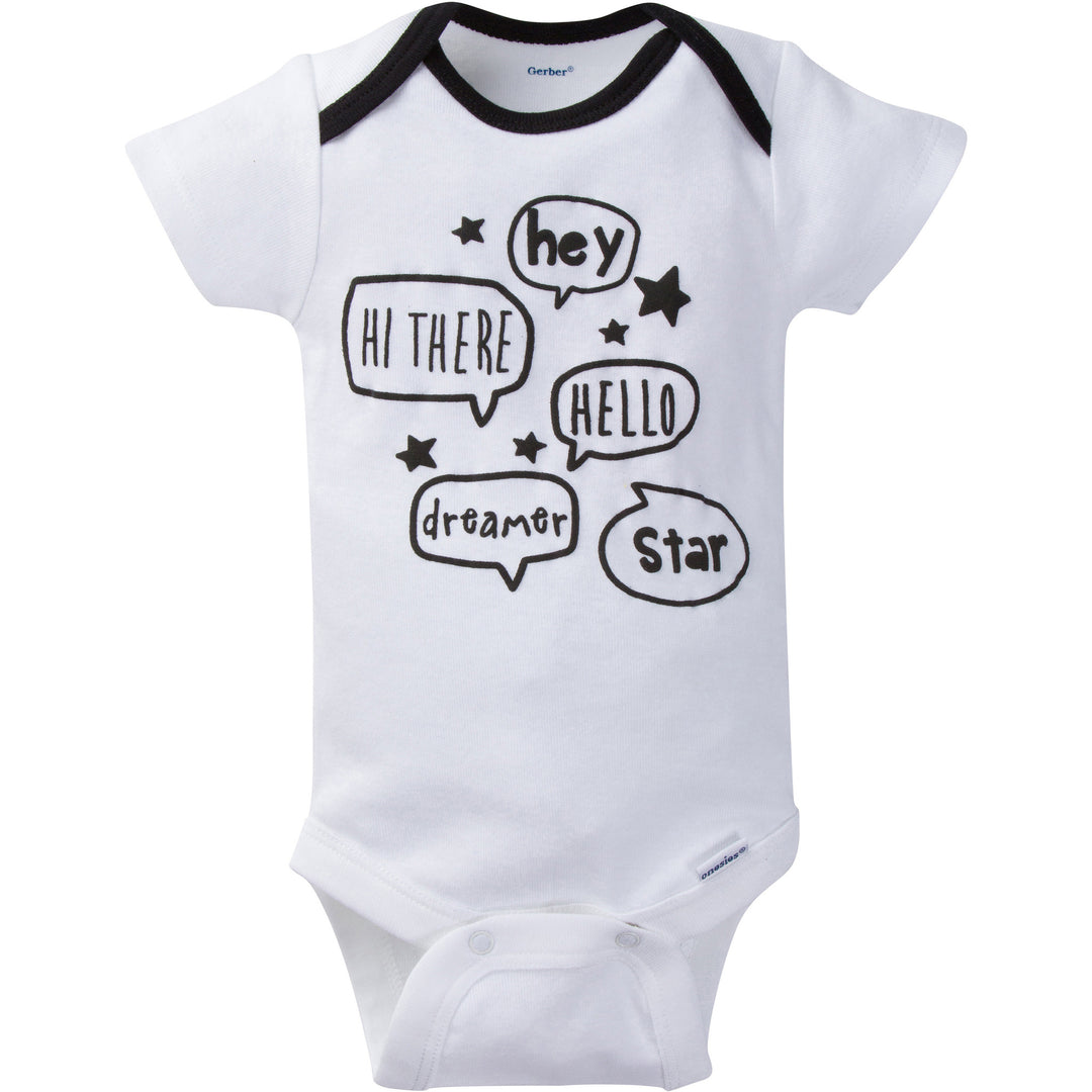 Short Sleeve Bodysuit Onesies - 8pk