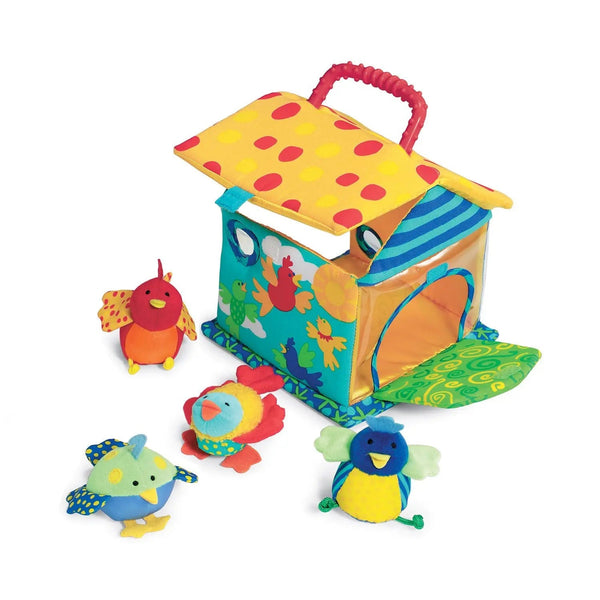 Put and Peek Birdhouse Soft Activity Toy