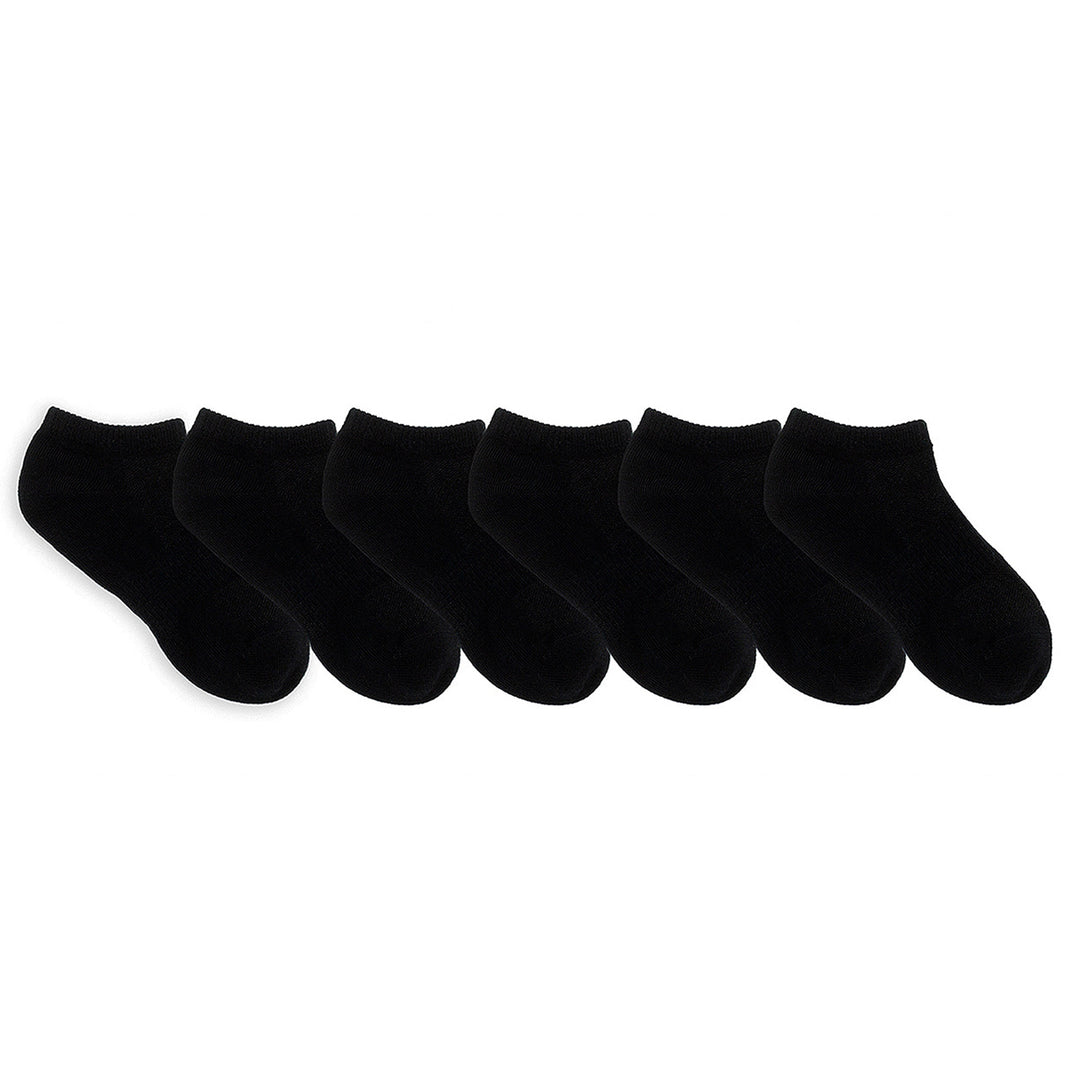 Robeez - Core - 6 Pack Kids Socks-Solid NS Black-8-9.5 6 Pack Kids Socks - Solid No Show Black 730838929203
