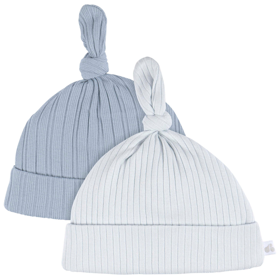 Just Born by Gerber Baby Neutral 4-Piece Hat and Mittens - BLUE