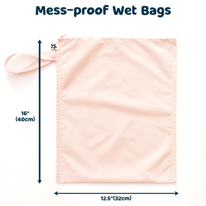 Mess-proof Wet Bags - 2pk