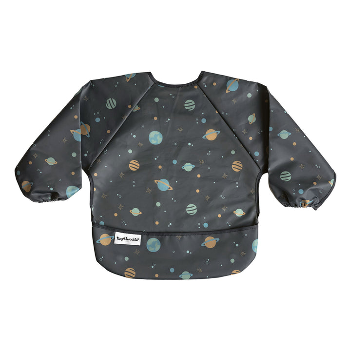 Tiny Twinkle - Full Sleeve Bib - Space 2-4Y Mess-proof Full Sleeve Bib - Space 810027534460