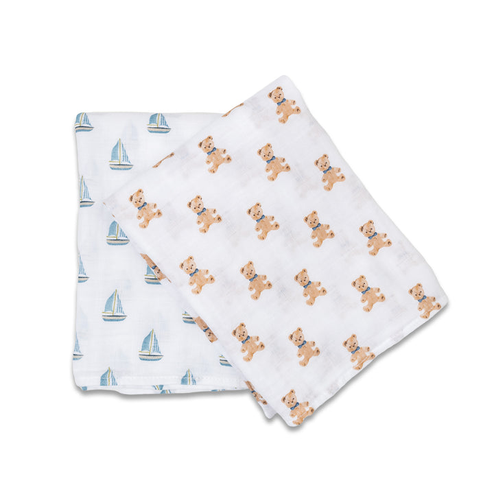 2pk Cotton Muslin Swaddle Blanket - 40x40