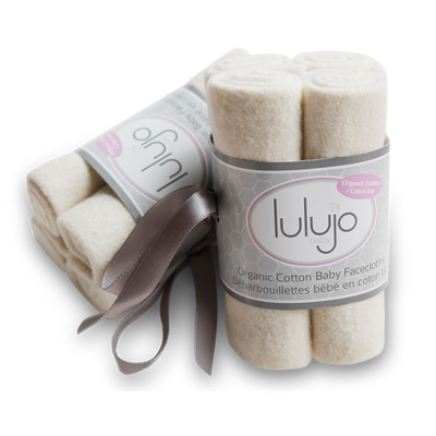 4pk Organic Cotton Wash Cloths