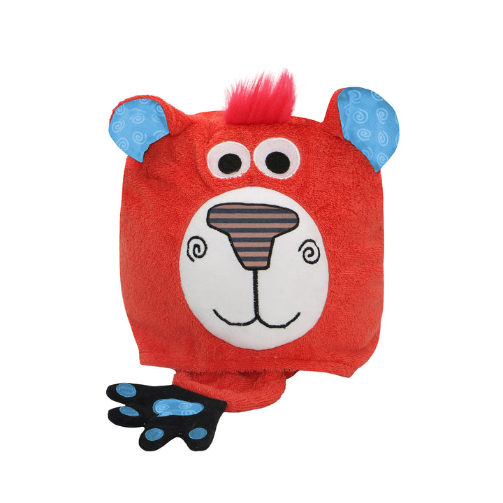 Kids Plush Terry Hooded Bath Towel