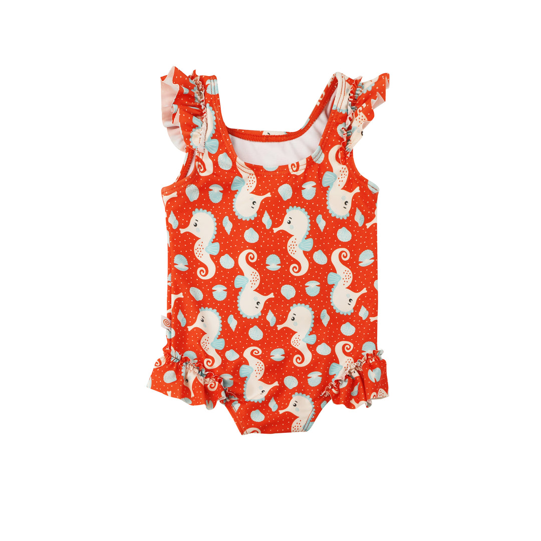 Baby Ruffled 1 Piece Swimsuit