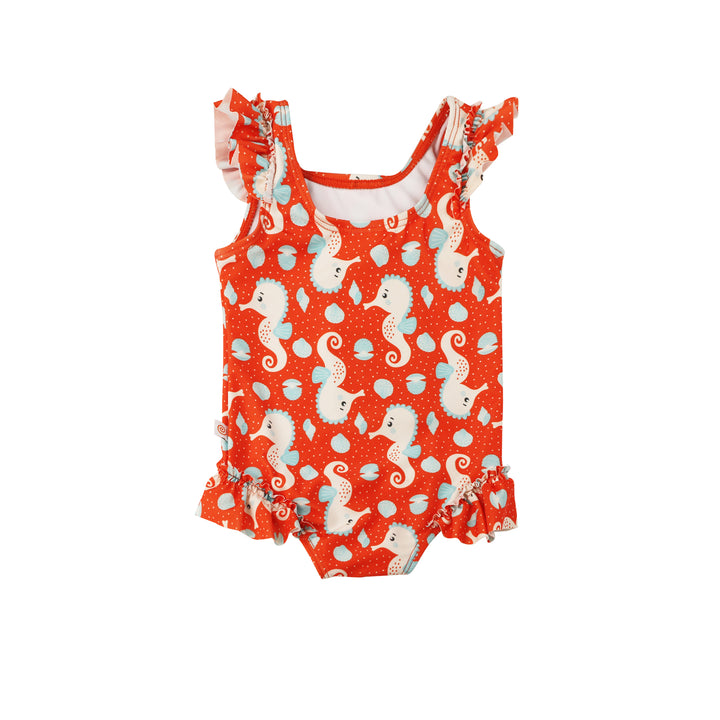 Baby Ruffled 1 Piece Swimsuit