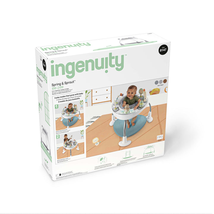 Spring & Sprout 2-in-1 Activity Jumper + Table - First Forest