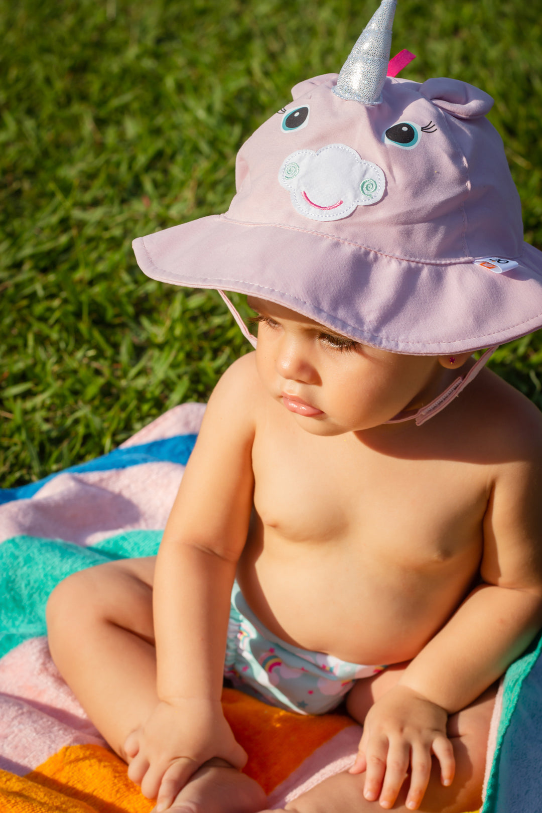 UPF50+ Baby Sun Hat - Alicorn