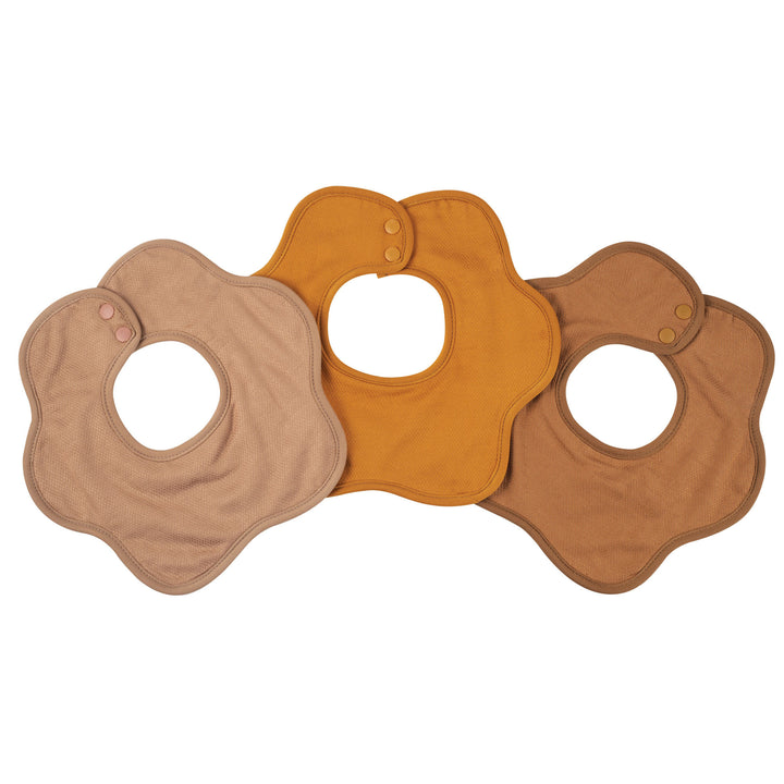 Kaffle Roundabout Drool Bibs - 3pk