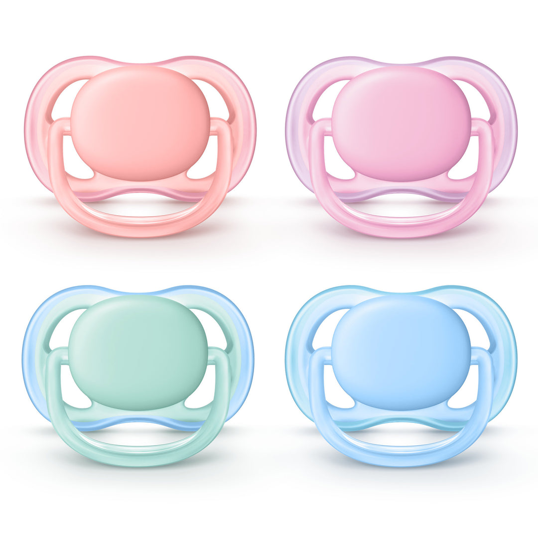 Ultra Air Pacifier   0 6M   Various Colours   2 pack