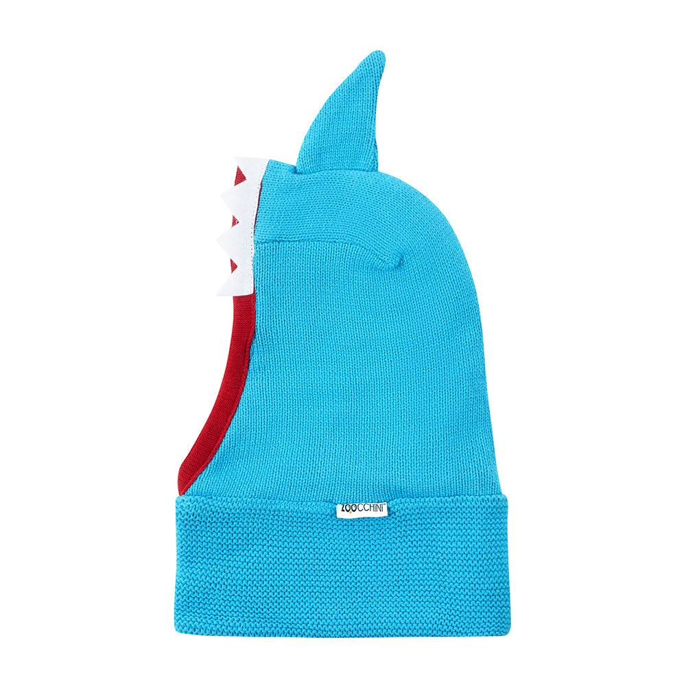 BabyToddler Knit Balaclava Hat-Sherman the Shark