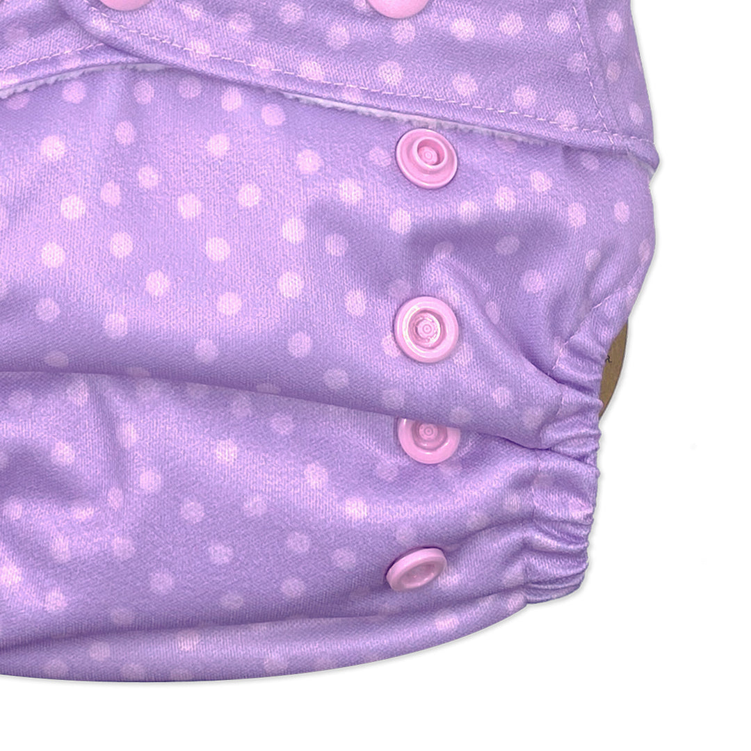 One Size Reusable Pocket Diaper with 2pk Insert