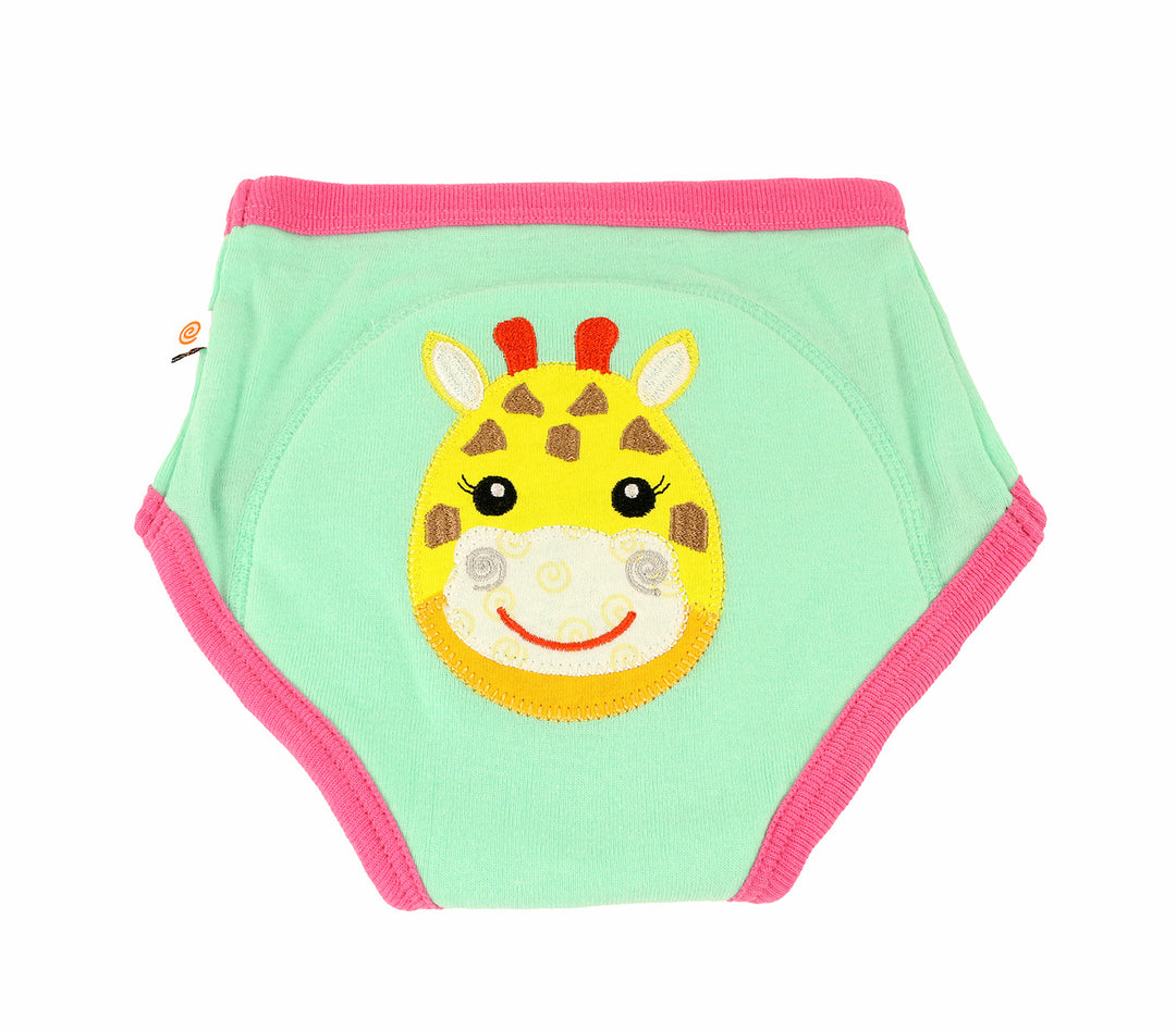 Organic Cotton 3 Piece Potty Training Pants - Zoo Friends