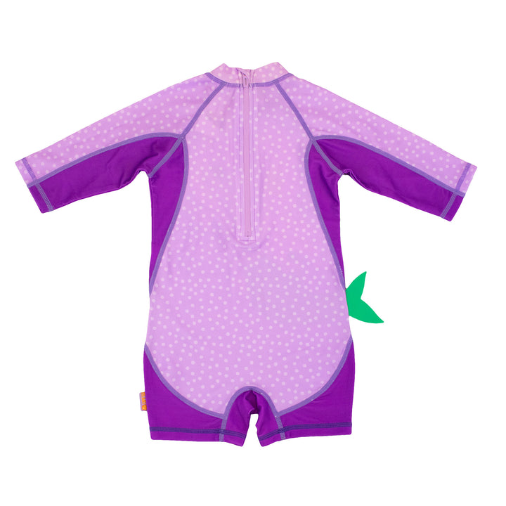 Baby + Toddler UPF50+ Rashguard One Piece Swimsuit - Mermaid