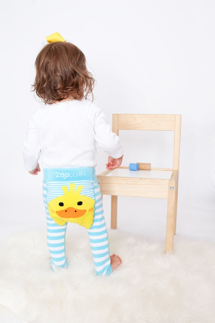 grip+easy™ Comfort Crawler Legging & Sock Set - Puddlies Duck