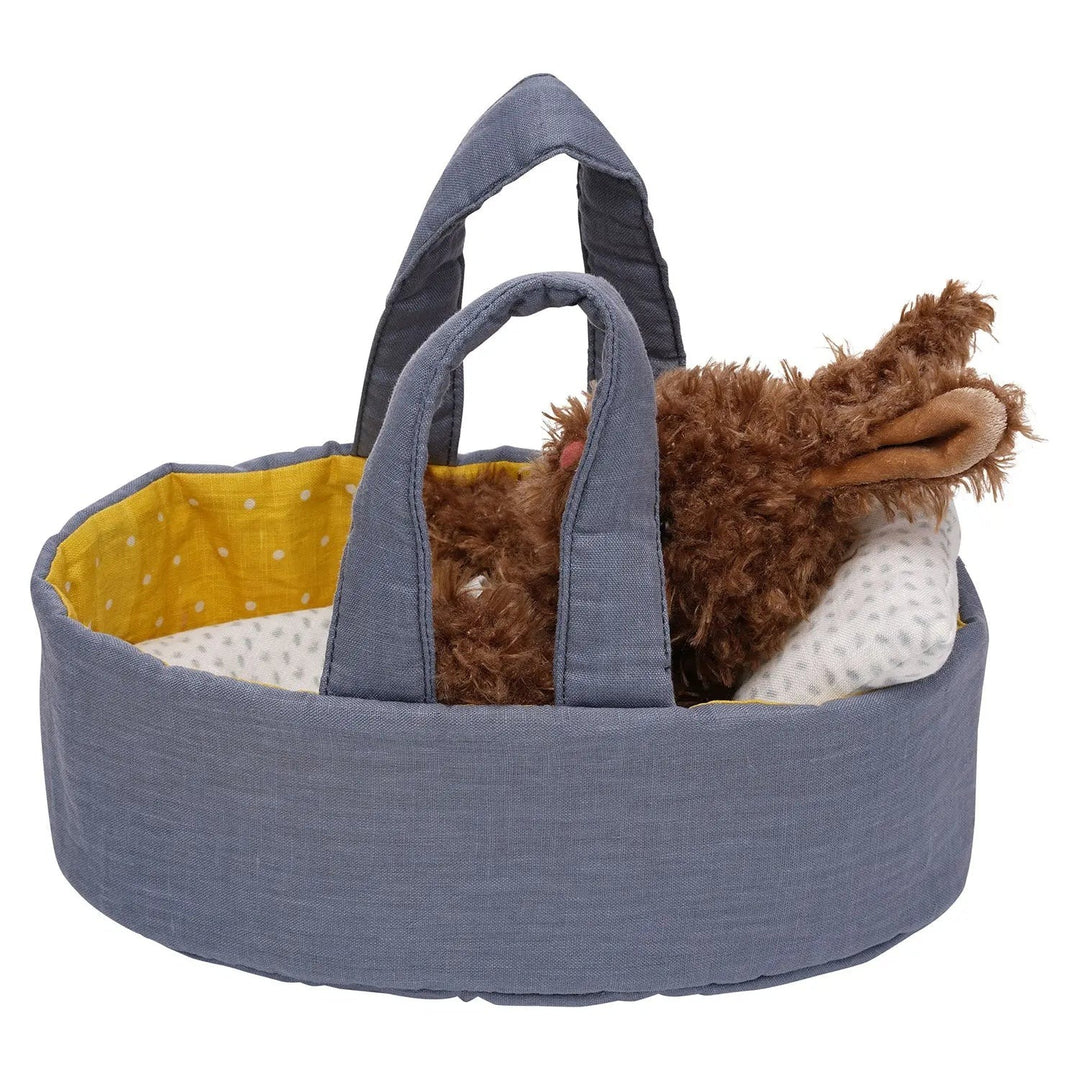 Moppettes Beau Bunny + Bassinet