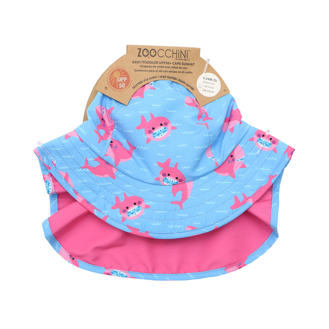 UPF50+ Baby-Toddler Cape Sun Hat