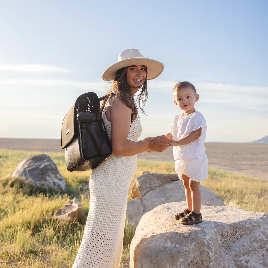 Boxy Backpack Diaper Bag