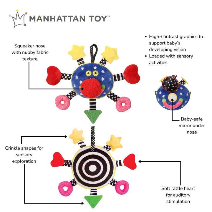 Baby Whoozit 6" Stroller+Travel Activity Toy