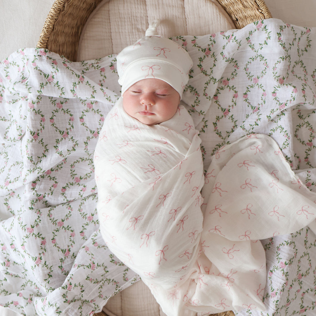 Cotton Muslin Swaddle Blanket - 40x40