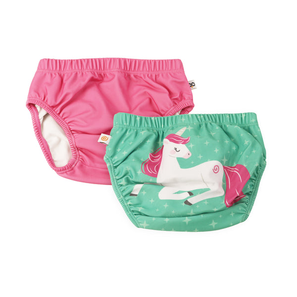 Baby-Toddler Knit Swim Diaper 2 Piece Set