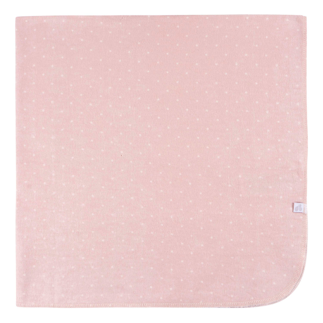 Just Born by Gerber Baby Girl 4-Pack Flannel Receiving Blankets - PINK