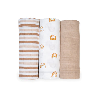 3pk Cotton Receiving Blankets