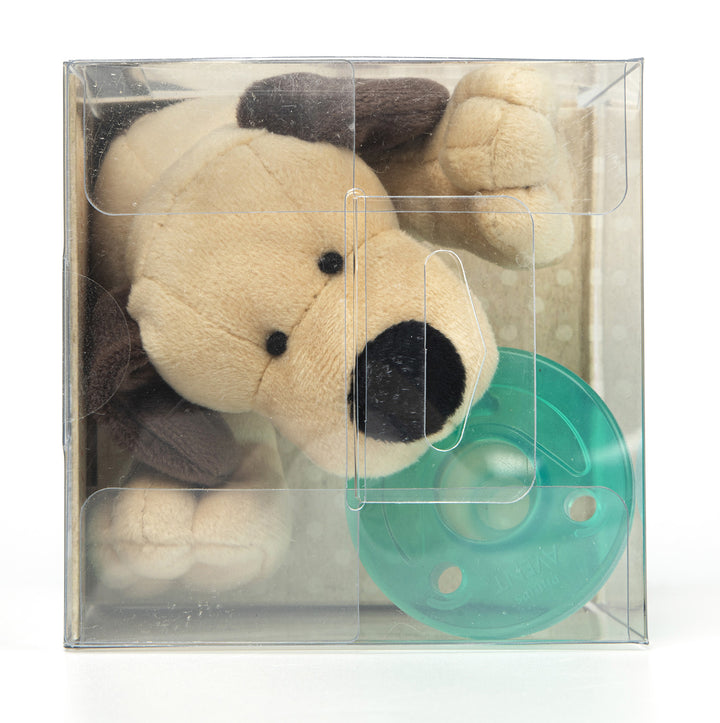 Infant Pacifier - Brown Puppy