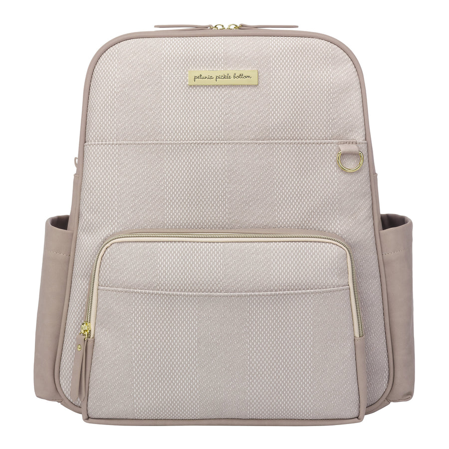 PPB - Sync Backpack - Grey Matte Sync Backpack Diaper Bag in Grey Matte Cable Stitch 810081351034