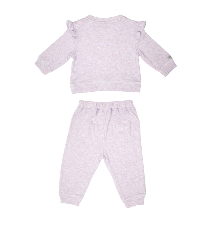 Breathe EZE 2 piece Jogger Set - Jogger Set Lavender Fleck