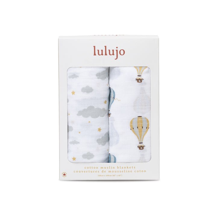 2pk Cotton Muslin Swaddle Blanket - 40x40