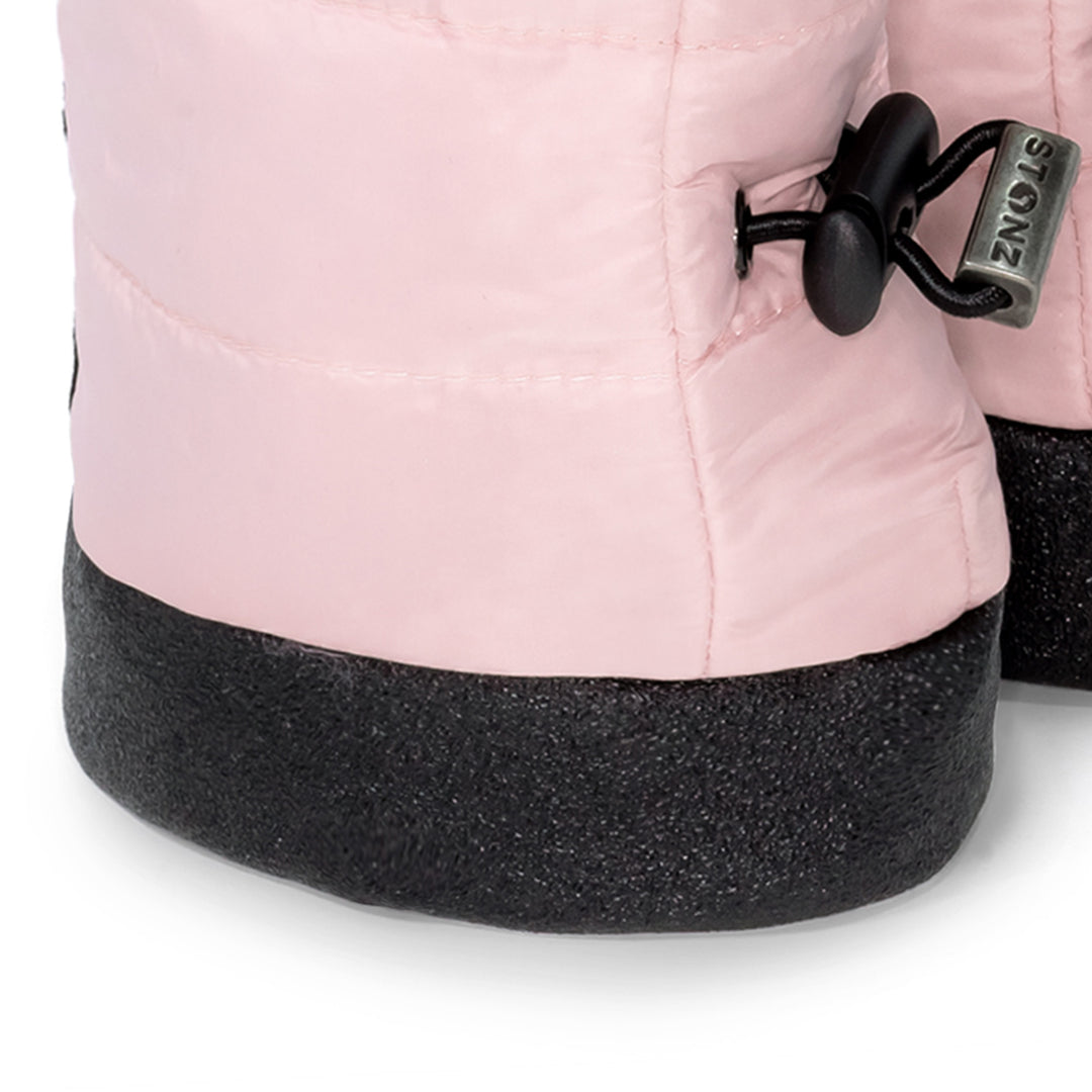 Baby Puffer Booties - Haze Pink