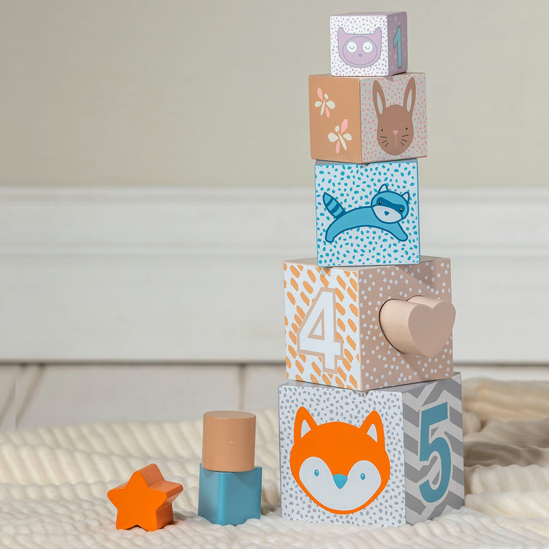 Leika - Wooden Nesting + Stacking Blocks