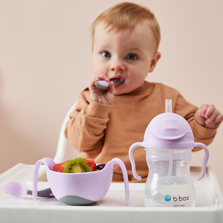 Sippy Straw Cup 240ml - Boysenberry