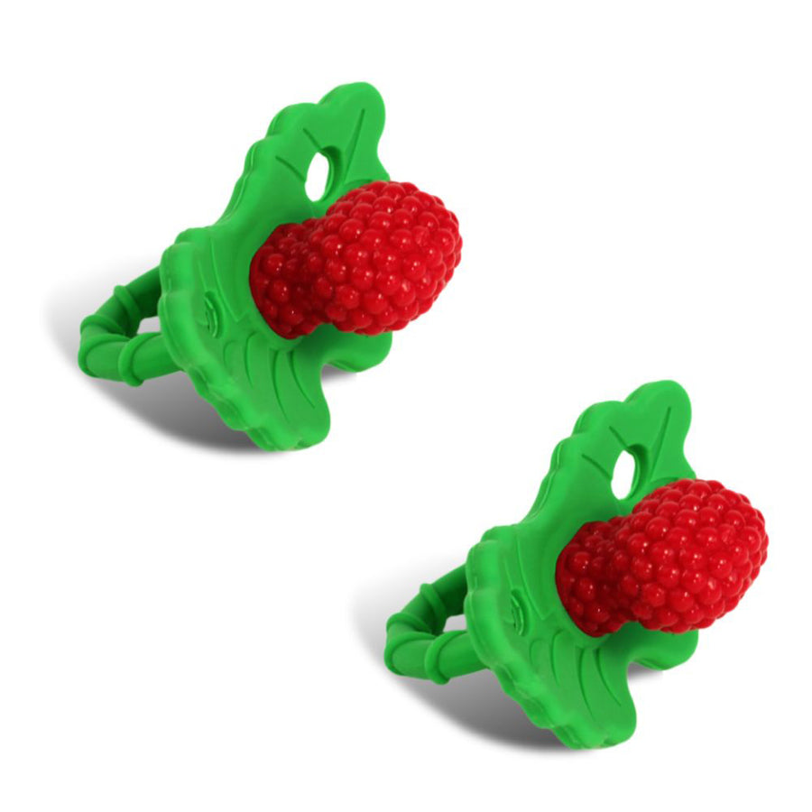 RaZbaby - RaZberry Teether 2pack - Red RaZberry Teether - Red - 2 pack 857371000791