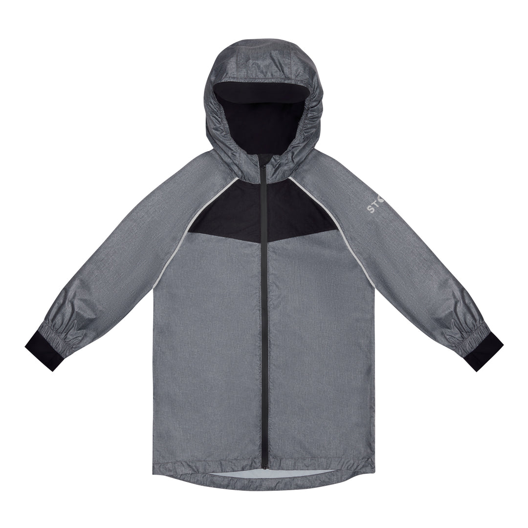 Stonz - S24-F24 - Rain Jacket - Heather Grey - 6T Rain Jacket - Heather Grey 628631020824