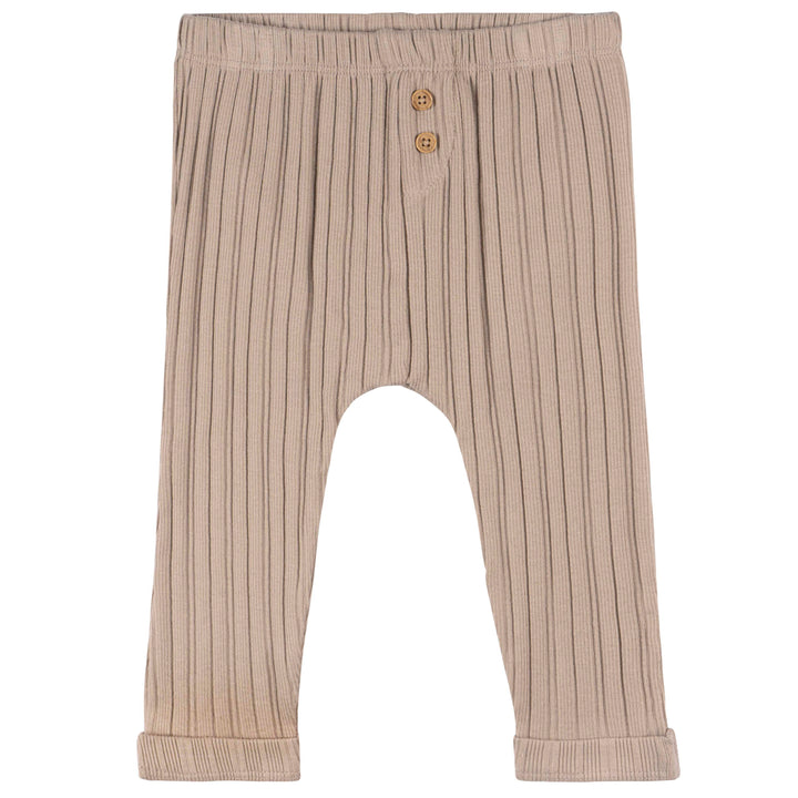 Just Born by Gerber Baby Neutral 2-Pack Pants - TAN