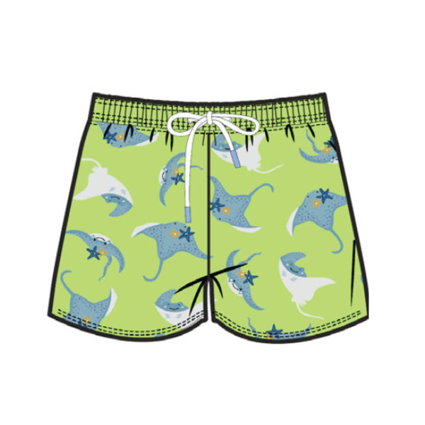 Printed Swim Shorts - Sid the Stingray