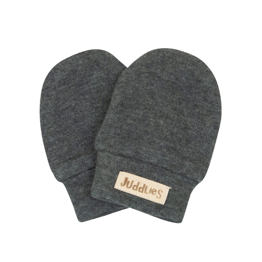 Juddlies - Breathe EZE Scratch Mitts - Charcoal Grey Fleck Breathe EZE Scratch Mitts - Charcoal Grey Fleck 821436009814