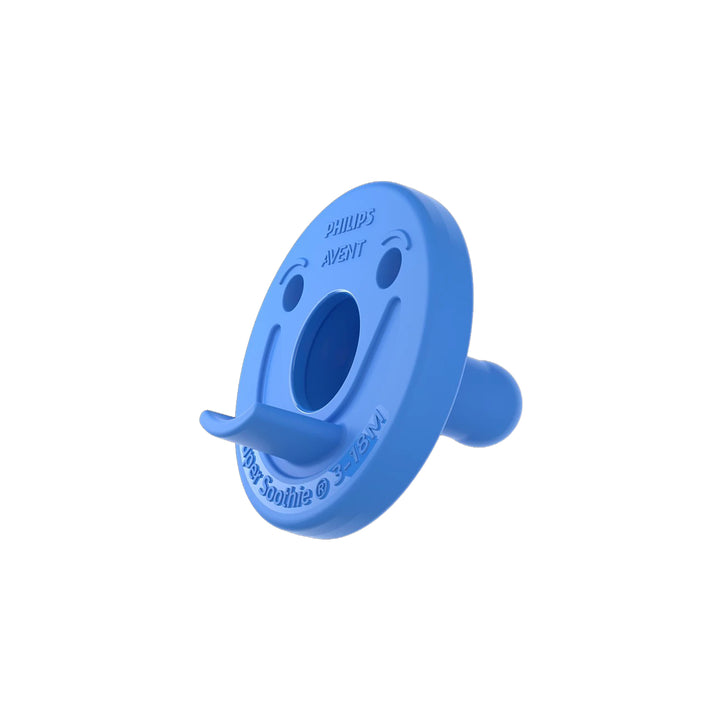 Soothie Pacifier 2 Pack - 3-18M - Sky Blue/Blue