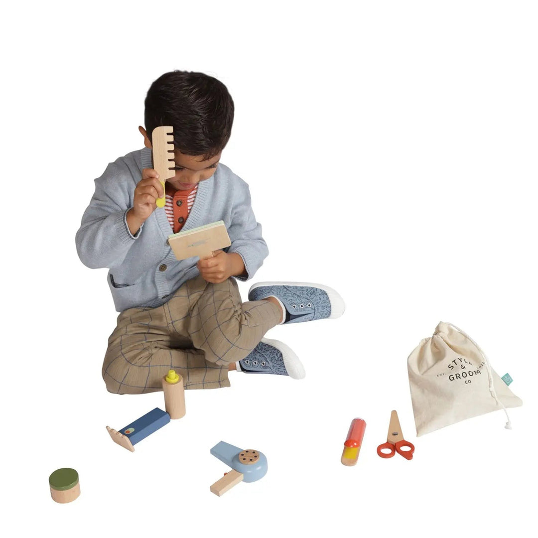 Style & Groom 9 Piece Wooden Toy Set