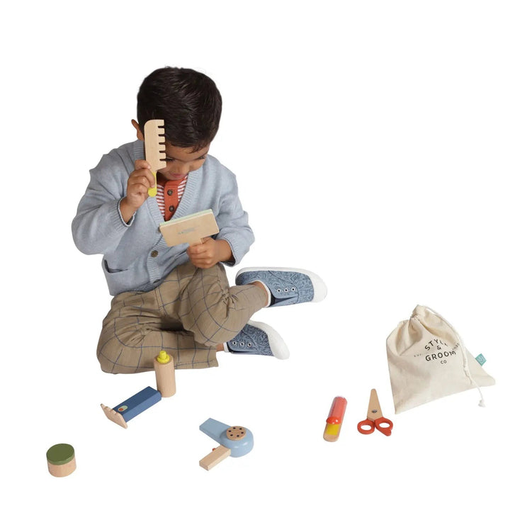 Style & Groom 9 Piece Wooden Toy Set