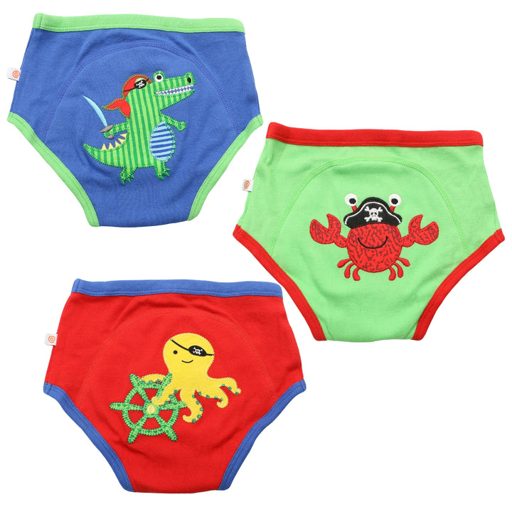 Organic Cotton 3 Piece Potty Training Pants