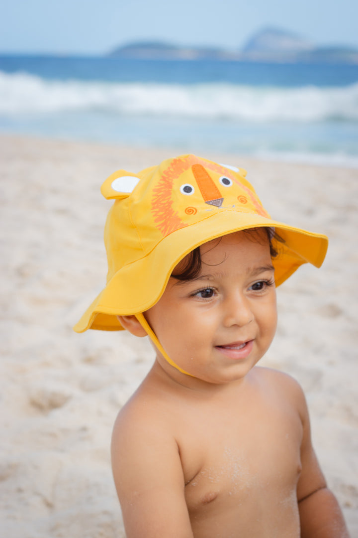 UPF50+ Baby Sun Hat - Leo the Lion