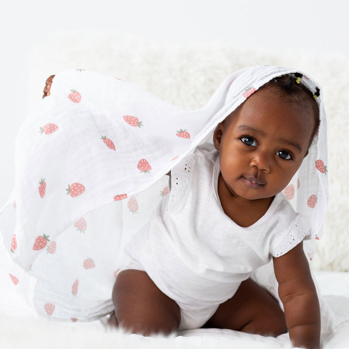 Cotton Muslin Swaddle Blanket - 40x40