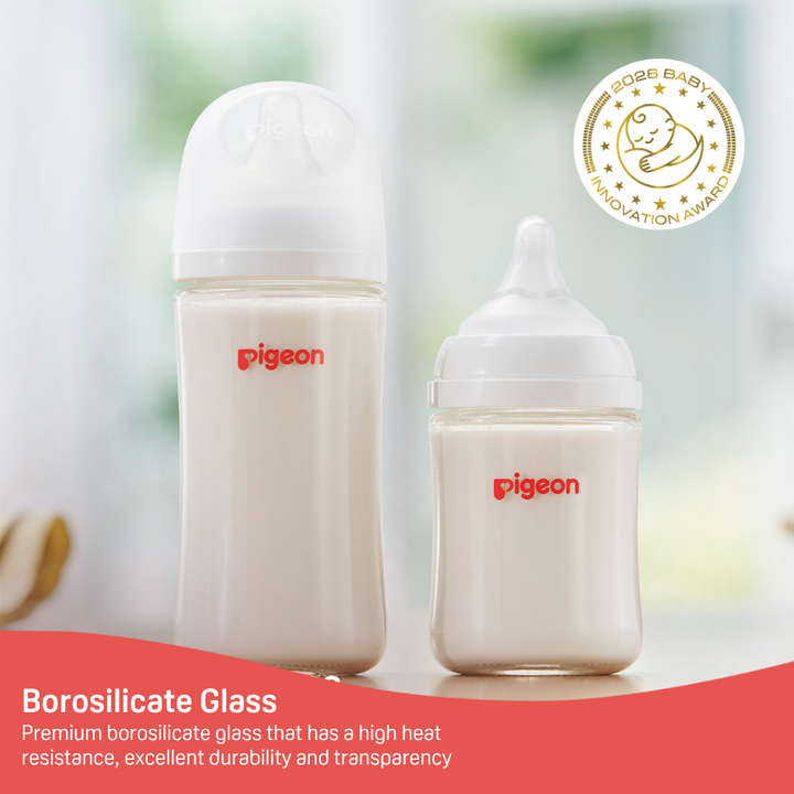 Glass Bottle 5oz with SS Nipple (0M+)