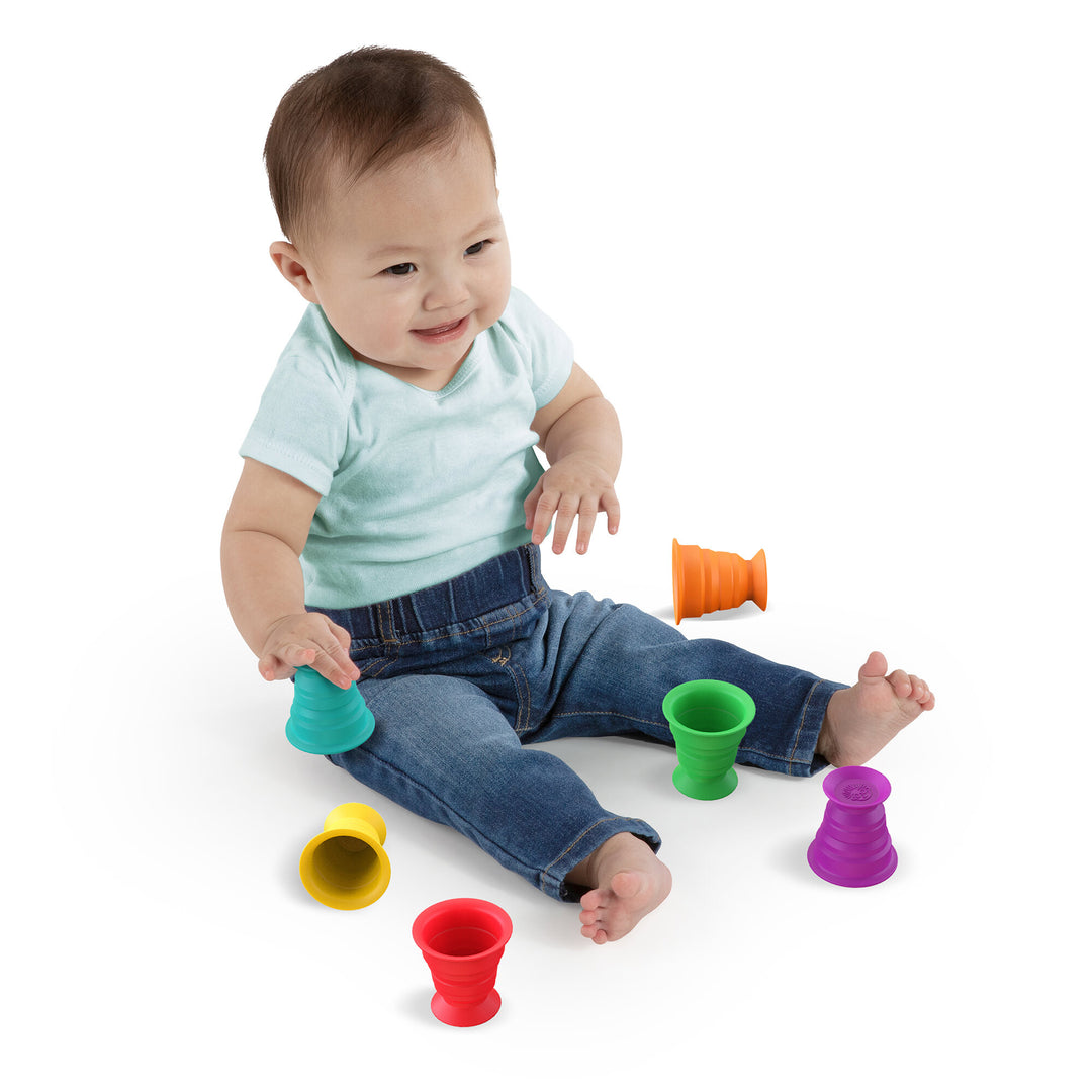 Stack & Squish Cups™ Sensory Stacking Toys