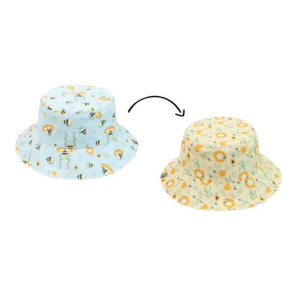 Reversible Kids UPF50+ Patterned Sun Hat